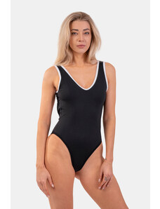 NEBBIA All Black French Style Swimsuit