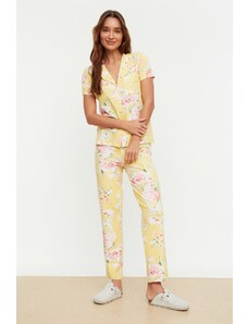 Női pizsama Trendyol Floral patterned