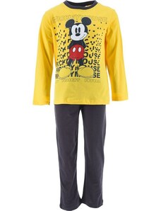 DISNEY Mickey egér fiú pizsama - sárga-szürke