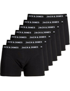 Jack & Jones 7PACK Mens Boxers Jack and Jones Black