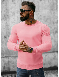 Ozonee Férfi pulóver firenzei rózsaszín L