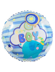 Boldog Születésnapot Baby Boy fólia lufi 36cm