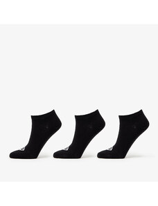 Férfi zoknik New Era Flag Sneaker 3-Pack Socks Black