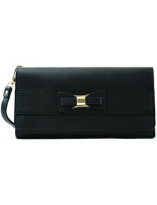 Bagnet Női pénztárca, teljesen kihajtható, műbőr, fekete