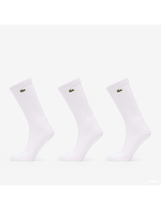 Férfi zoknik LACOSTE Socks 3-Pack White