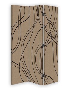 Gario Paraván Dekoratív hullámok Méret: 110 x 170 cm, Kivitelezés: Klasszikus paraván