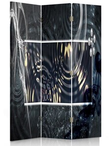 Gario Paraván Absztrakt víz körök Méret: 110 x 170 cm, Kivitelezés: Klasszikus paraván