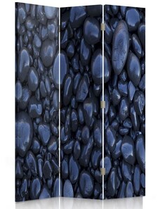 Gario Paraván Fekete kövek Méret: 110 x 170 cm, Kivitelezés: Klasszikus paraván