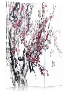Gario Paraván Finom japán cseresznyefa Méret: 110 x 170 cm, Kivitelezés: Klasszikus paraván