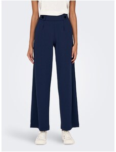 Dark blue women's wide trousers JDY - Women