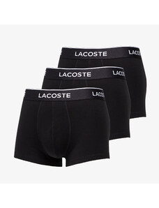 Boxeralsó LACOSTE 3-Pack Casual Cotton Stretch Boxers Black