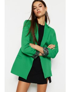 Trendyol Green Regular Woven Blazer Jacket with Lining