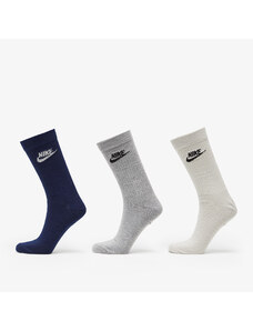 Férfi zoknik Nike Sportswear Everyday Essential Crew Socks 3-Pack Multicolor