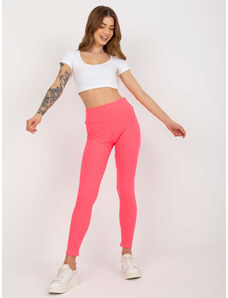 BASIC Neon rózsaszín bordázott leggings EM-LG-725.11-neon pink