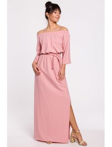 BeWear Női maxi ruha Sahi B146 rózsaszín XL