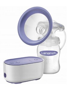 Kompakt egyszemélyes elektromos mellszívó Lansinoh, lila/fehér