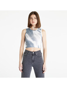 Női pulóver Calvin Klein Jeans Motion Blur Aop Rib Tank Top Grey