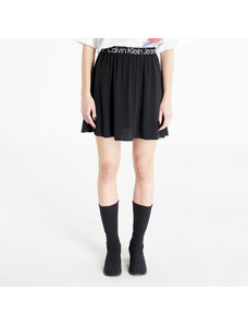 Szoknya Calvin Klein Jeans Logo Elastic Mini Skirt Black