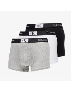 Boxeralsó Calvin Klein ´96 Cotton Stretch Trunks 3-Pack Black/ White/ Grey Heather