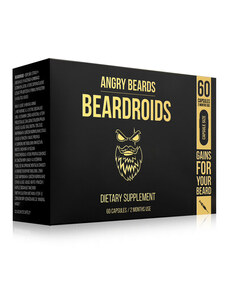 ANGRY BEARDS táplálékkiegészítő Beardroids - Vitaminok a szakállnövekedéshez 60 db