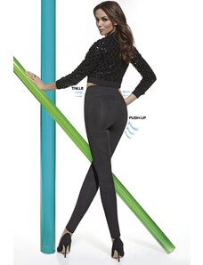 Bas Bleu Fekete alakformáló push-up leggings Ginger 200DEN