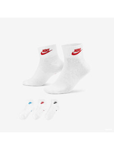 Férfi zoknik Nike Everyday Essential Ankle Socks 3-Pack White