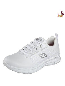 Skechers fehér női bőr cipő, munkavédelmi 35-41