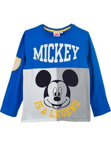 Kék póló hosszú ujjú Disney Mickey egérrel