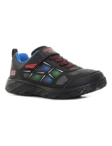 Skechers Dynamic - Flash - Rezlur villogó fekete gyerek cipő