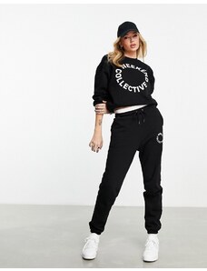 ASOS Weekend Collective co-ord oversized jogger with logo in black