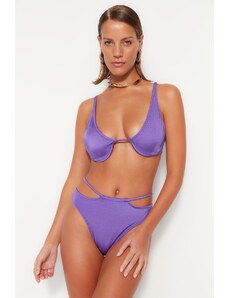 Trendyol Purple Underwire Bikini felső