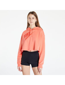 Női kapucnis pulóver Nike NSW Fleece Crop Hoodie Orange