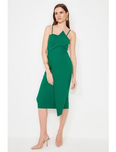 Női ruha Trendyol TPRSS19FZ0136/Emerald