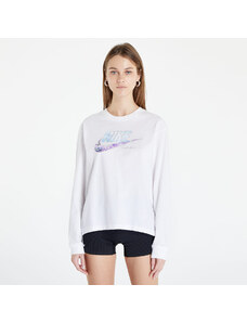 Női póló Nike Sportswear Women's Long-Sleeve T-Shirt White