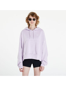 Női kapucnis pulóver Nike Women's Oversized Jersey Pullover Hoodie Light Purple