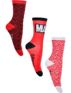 Marvel férfi zokni - fekete/piros/fehér