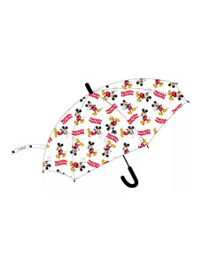 Disney Mickey gyerek félautomata átlátszó esernyő mouse Ø74cm