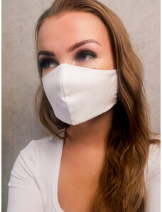 VERSABE Női / férfi arcvédő maszk sztreccses anyagból fehér színben