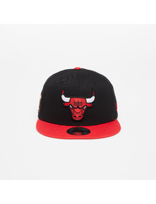 Sapka New Era Chicago Bulls Team Patch 9FIFTY Snapback Cap Black/ Red