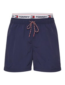 Tommy Hilfiger Underwear Rövid fürdőnadrágok tengerészkék / világosszürke / piros / fehér