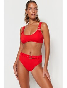 Trendyol Red Bralette kiegészítő bikini felső