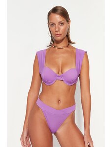 Trendyol Purple V-Cut High Des, High Leg Bikini alsók