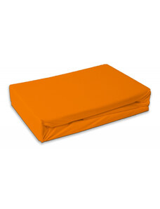 Jerry Fabrics 1 Orange, Narancssárga gumis lepedő 160x200 cm