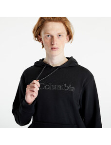 Férfi kapucnis pulóver Columbia Lodge French Terry II Hoodie Black/ CSC Branded Shadow Graphic