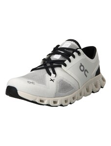 On Rövid szárú sportcipők 'CloudX3' szürke / fekete / fehér