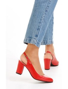 Zapatos Corusa piros női szling