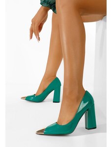 Zapatos Azul zöld magassarkú cipő