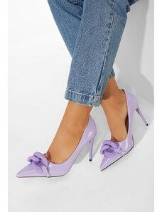Zapatos Corrientes lila tűsarkú cipő
