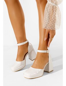 Zapatos Ibia fehér félcipő