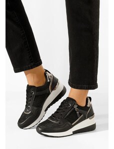 Zapatos Rafina v2 fekete női sneakers